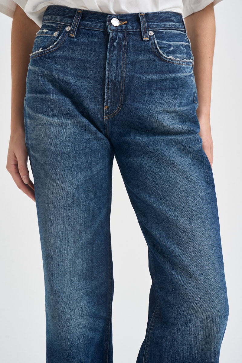 Jeans donna Korea Norm Core in denim blu KOREA NORMCORE HAIKURE 
