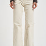 Pantalone donna Korea in velluto a coste panna KOREAVELVETPIER SNOW HAIKURE 