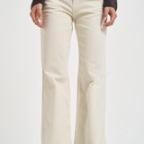 Pantalone donna Korea in velluto a coste panna KOREAVELVETPIER SNOW HAIKURE 