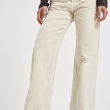 Pantalone donna Korea in velluto a coste panna KOREAVELVETPIER SNOW HAIKURE 