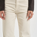 Pantalone donna Korea in velluto a coste panna KOREAVELVETPIER SNOW HAIKURE 