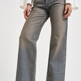 Jeans donna palazzo lavaggio vintage celesti KOREA ZIGGYBLUE HAIKURE 