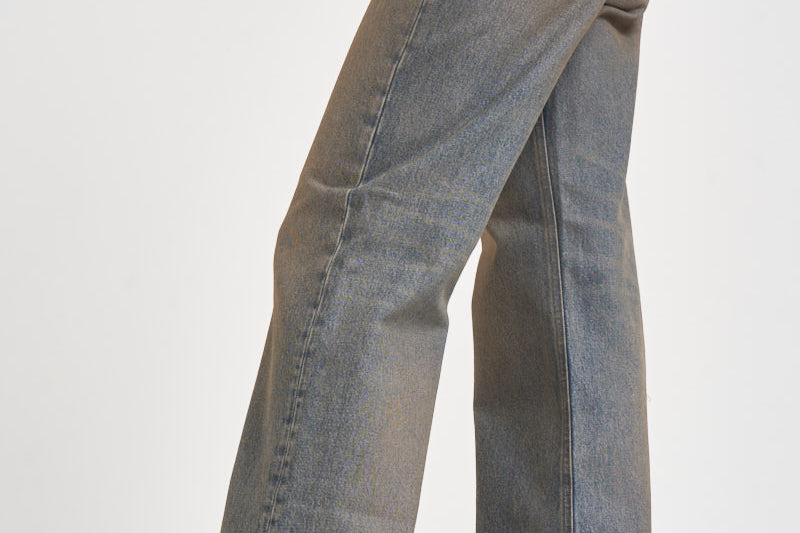 Jeans donna palazzo lavaggio vintage celesti KOREA ZIGGYBLUE HAIKURE 