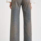 Jeans donna palazzo lavaggio vintage celesti KOREA ZIGGYBLUE HAIKURE 