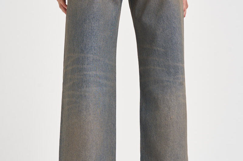 Jeans donna palazzo lavaggio vintage celesti KOREA ZIGGYBLUE HAIKURE 