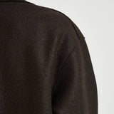 Cappotto donna doppiopetto marrone scuro AC1487 DARKBROWN HARRIS WHARF LONDON 