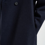 Cappotto donna doppiopetto blu AC1487 NAVYBLUE HARRIS WHARF LONDON 