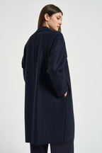 Cappotto donna midi doppiopetto blu AC1487 NAVYBLUE HARRIS WHARF LONDON 