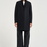 Cappotto donna midi monopetto nero AE1301 BLACK HARRIS WHARF LONDON 