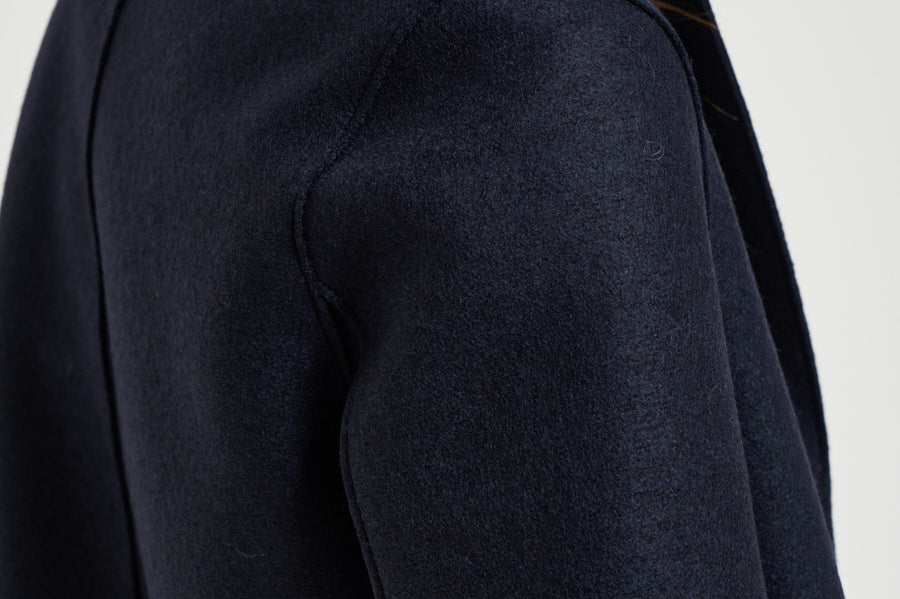 Cappotto donna Coocun midi blu notte AE1301 NAVYBLUE HARRIS WHARF LONDON 