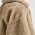 Giacca donna in ecopelliccia beige GC000600D 127391985 HERNO 