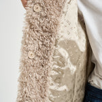 Giacca donna in ecopelliccia beige GC000608D 124211985 HERNO 