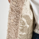Giacca donna in ecopelliccia beige GC000608D 124211985 HERNO 