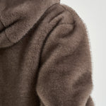 Bomber donna in ecopelliccia tortora GI000318D 127392700 HERNO 