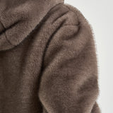 Bomber donna in ecopelliccia tortora GI000318D 127392700 HERNO 