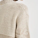 Maglia donna con ricami beige MG000258D 703811985 HERNO 