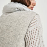 Gilet donna imbottito grigio mèlange PI00173DR 334949404 HERNO 