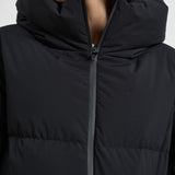 Piumino donna Laminar corto nero PI002045D 128409300 HERNO 