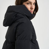 Piumino donna Laminar corto nero PI002045D 128409300 HERNO 