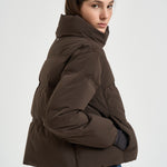Piumino donna corto fondente PI002230D 125908815 HERNO 