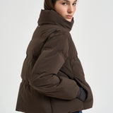 Piumino donna corto fondente PI002230D 125908815 HERNO 