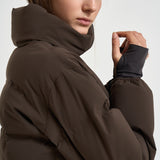 Piumino donna corto fondente PI002230D 125908815 HERNO 