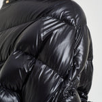 Piumino donna manica corta nero PI002256D 12017Z9300 HERNO 