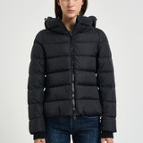 Piumino donna con cappuccio nero PI002270D 12004Z9389 HERNO 
