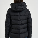 Piumino donna con cappuccio nero PI002270D 12004Z9389 HERNO 