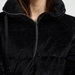 Piumino donna in velluto nero PI002317D 129409300 HERNO 