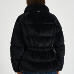 Piumino donna in velluto nero PI002317D 129409300 HERNO 