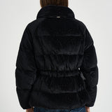 Piumino donna in velluto nero PI002317D 129409300 HERNO 