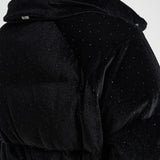 Piumino donna in velluto nero PI002317D 129409300 HERNO 