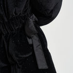 Piumino donna in velluto nero PI002317D 129409300 HERNO 