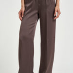 Pantalone donna con coulisse marrone PT00057DR 127278810 HERNO 