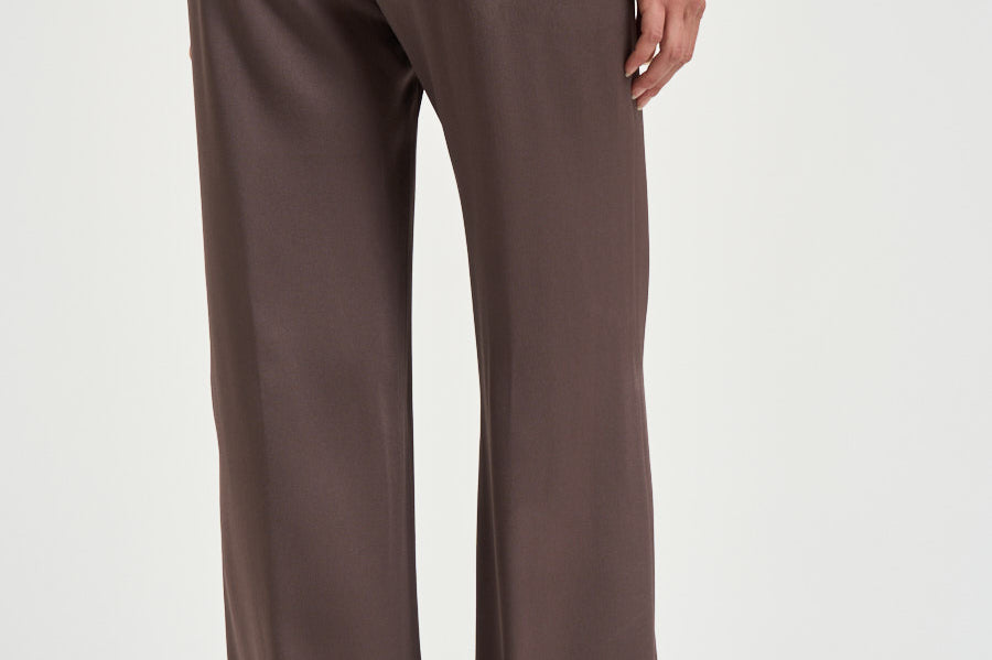 Pantalone donna con coulisse marrone PT00057DR 127278810 HERNO 