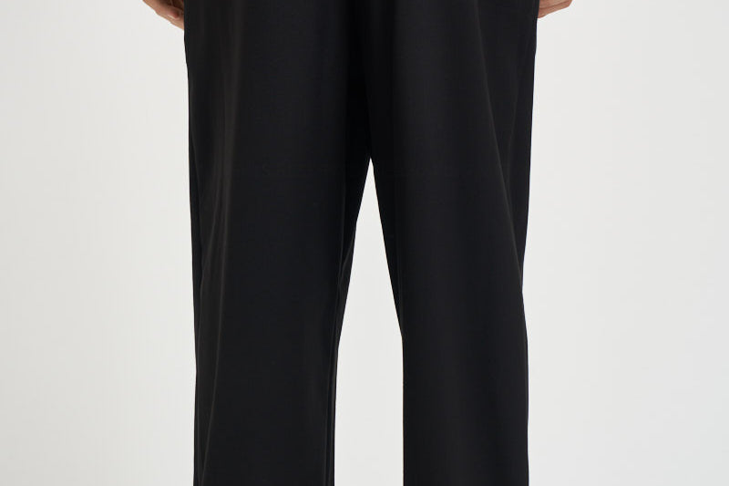 Pantalone uomo con pinces nero PE6IMBV NERO IMPERIAL 