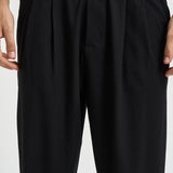 Pantalone uomo con pinces nero PE6IMBV NERO IMPERIAL 