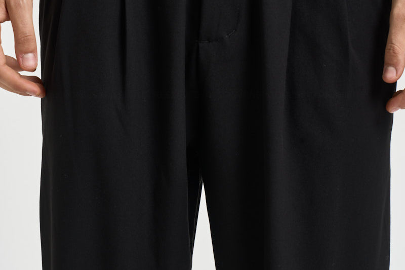 Pantalone uomo con pinces nero PE6IMBV NERO IMPERIAL 
