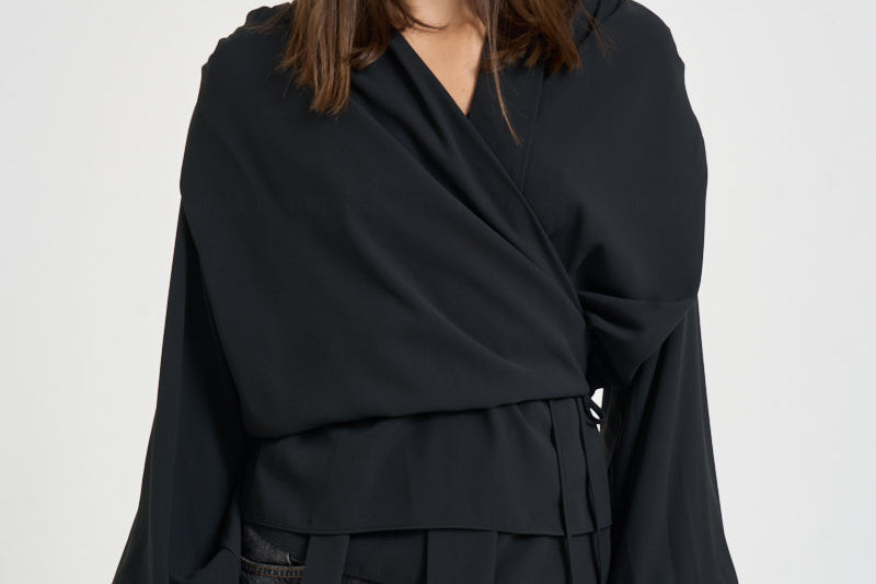 Blusa donna Bliss scollo a V nera BLISS BLACK IRO 