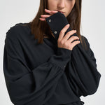 Blusa donna Bliss scollo a V nera BLISS BLACK IRO 