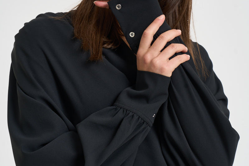 Blusa donna Bliss scollo a V nera BLISS BLACK IRO 