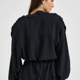 Blusa donna Bliss scollo a V nera BLISS BLACK IRO 