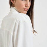 Blusa donna Bliss con nastro sul collo bianca BLISS CLOUD IRO 