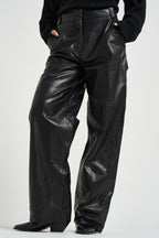 Pantalone donna Dill in pelle nero DILL BLACK IRO 