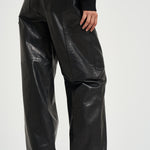 Pantalone donna Dill in pelle nero DILL BLACK IRO 