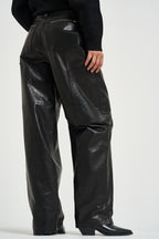 Pantalone donna Dill in pelle nero DILL BLACK IRO 