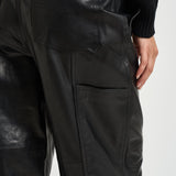 Pantalone donna Dill in pelle nero DILL BLACK IRO 