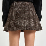 Gonna donna Ilire tweed marrone ILIRE EARTHYBROWN IRO 