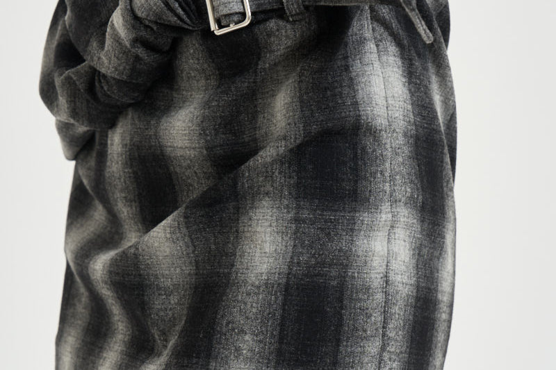 Abito donna corto Narissa a quadri grigio NARISSA DARKGREYCHECK IRO 